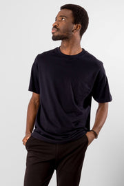 T -shirt oversize - blu scuro